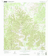 Sabinal Canyon 1964 topographic map preview