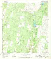 Sagunada Ranch 1965 topographic map thumbnail