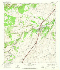 Salado 1964 topographic map thumbnail
