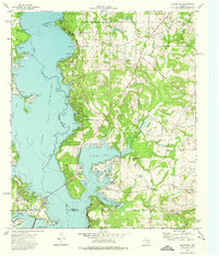 Saline Bay 1973 topographic map thumbnail