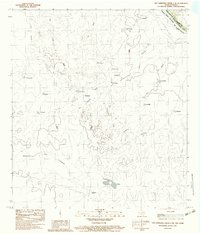 San Ambrosia Creek 3 NE topographic map thumbnail