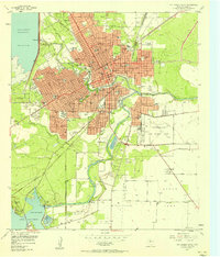 San Angelo South 1957 topographic map thumbnail