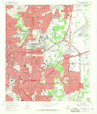 San Antonio East 1967 topographic map thumbnail