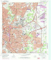 San Antonio East 1967 topographic map thumbnail