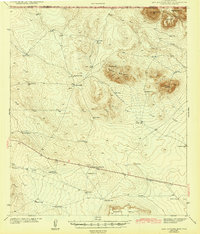 San Antonio Mtn topographic map thumbnail