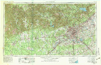 San Antonio 1954 topographic map thumbnail