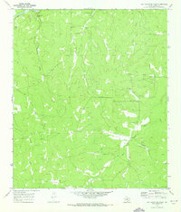San Augustine Draw 1970 topographic map thumbnail