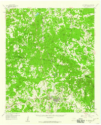 San Augustine 1958 topographic map thumbnail
