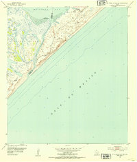 St. Charles Bay SE 1952 topographic map thumbnail