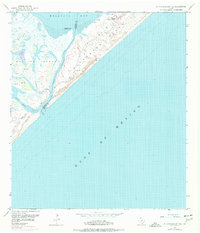 St. Charles Bay SE 1952 topographic map thumbnail