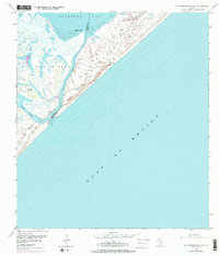 St. Charles Bay SE 1952 topographic map thumbnail