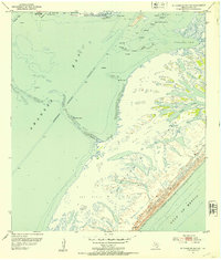 St. Charles Bay SW 1952 topographic map thumbnail