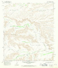 Toms Canyon 1968 topographic map thumbnail