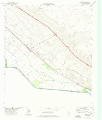 Tornillo 1972 topographic map preview