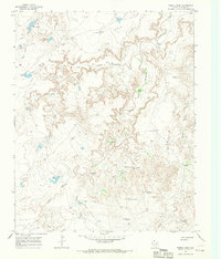 Torrea Peak 1966 topographic map thumbnail