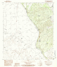 Tovar Creek West 1983 topographic map thumbnail