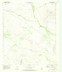Toyah NW 1970 topographic map thumbnail