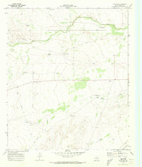 Toyah SW 1970 topographic map thumbnail