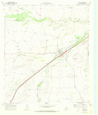 Toyah 1970 topographic map thumbnail