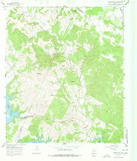 Travis Peak 1966 topographic map thumbnail