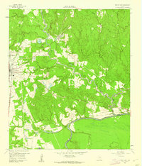 Trinity East 1960 topographic map thumbnail