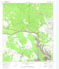 Trinity West 1960 topographic map preview