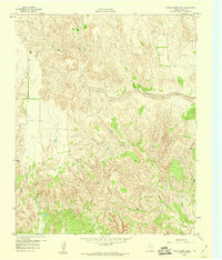 Troublesome Creek 1959 topographic map thumbnail