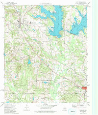 Troup West 1973 topographic map thumbnail