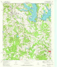 Troup West 1973 topographic map thumbnail