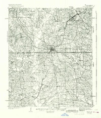Troup 1943 topographic map thumbnail