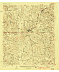 Troup 1943 topographic map thumbnail