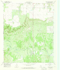 Truscott South 1966 topographic map thumbnail