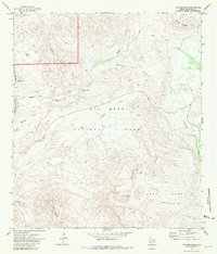 Tule Mountain 1971 topographic map thumbnail