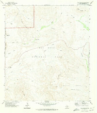Tule Mountain 1971 topographic map thumbnail