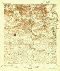 Turkey Mountain 1938 topographic map thumbnail