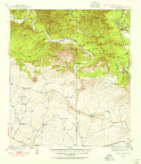 Turkey Mountain 1938 topographic map thumbnail