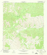 Turney Draw SE 1971 topographic map thumbnail