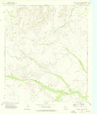 Two Mill Draw East 1973 topographic map thumbnail
