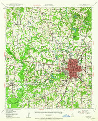 Tyler 1948 topographic map thumbnail
