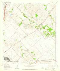 Uhland 1964 topographic map thumbnail
