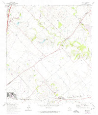 Uhland 1964 topographic map thumbnail