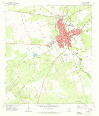 Uvalde 1971 topographic map thumbnail