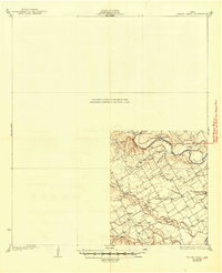 Valley Mills 1931 topographic map thumbnail
