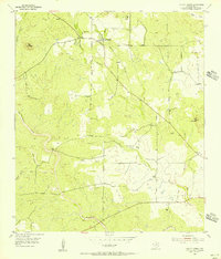 Valley Spring 1955 topographic map thumbnail