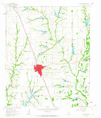 Van Alstyne 1961 topographic map preview