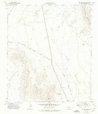 Van Horn Wells 1972 topographic map thumbnail