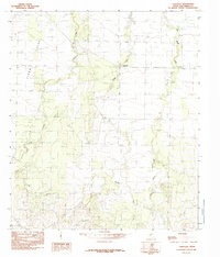 Vancourt 1984 topographic map preview
