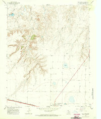Vega North 1966 topographic map thumbnail