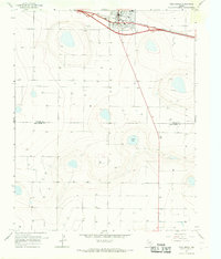 Vega South 1966 topographic map thumbnail