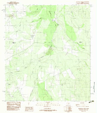 Velenzuela Creek 1982 topographic map thumbnail